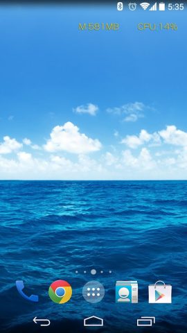 Resource Monitor Mini для Android — скриншот 1