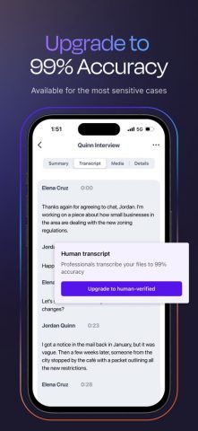 Rev: Record & Transcribe для iOS — скриншот 5