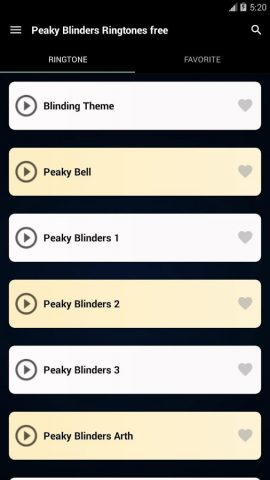 Ringtones For Peaky Blinders для Android — скриншот 2