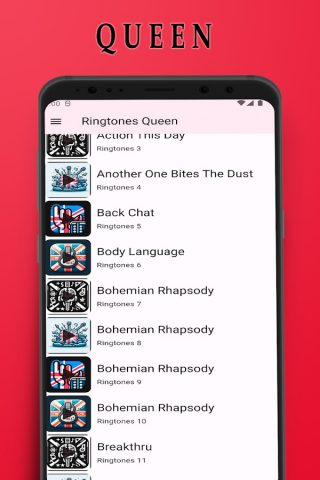 Рингтоны Queen для Android — скриншот 5