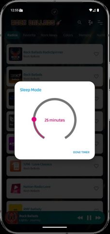 Rock Ballads Radio для Android — скриншот 4