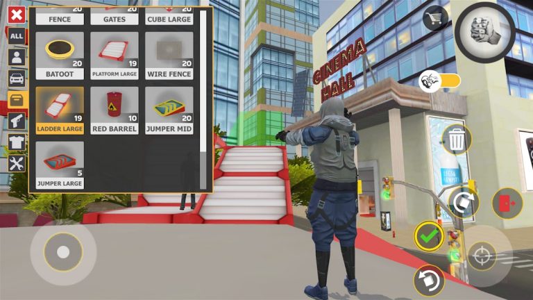 Rope Hero: Cheatground MOD для Android — скриншот 4