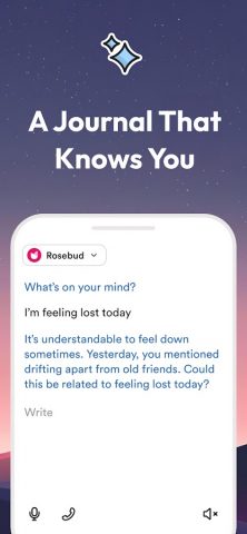 Rosebud: AI Journal & Diary для Android — скриншот 2