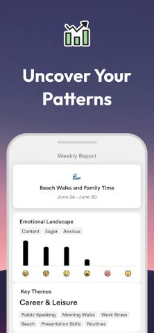 Rosebud: AI Journal & Diary для Android — скриншот 3