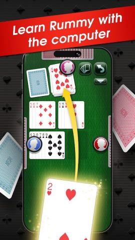 Rummy — offline card game для Android — скриншот 3