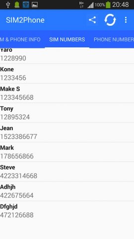 SIM-карты и телефона для Android — скриншот 4
