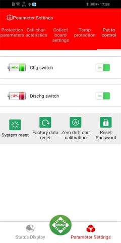 SMART BMS для Android — скриншот 5