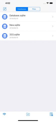 SQLite — Editor & Browser для iOS — скриншот 1
