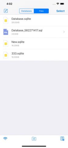 SQLite — Editor & Browser для iOS — скриншот 2