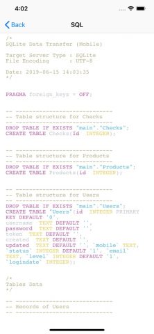 SQLite — Editor & Browser для iOS — скриншот 5