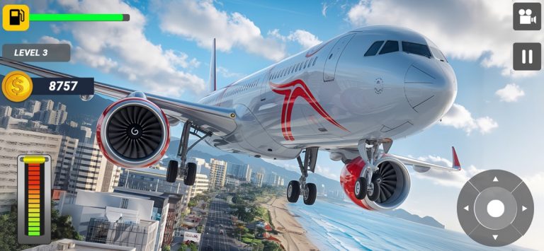Самолет Пилот Симулятор 3d игр для iOS — скриншот 1