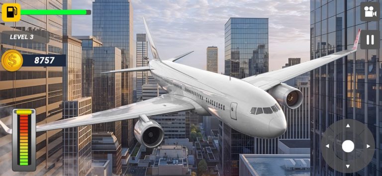 Самолет Пилот Симулятор 3d игр для iOS — скриншот 3