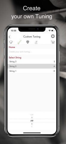 Saz Tuner — Baglama Akort App для iOS — скриншот 5