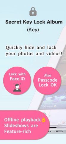 Secret Key Lock Album для iOS — скриншот 1