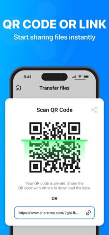 Share Me: File Transfer App для iOS — скриншот 4