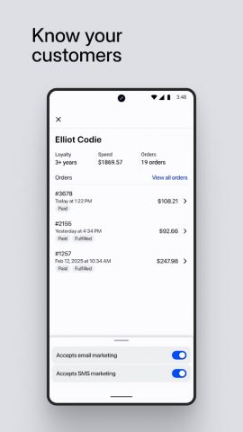 Shopify Point of Sale (POS) для Android — скриншот 3