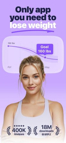 Simple・AI Weight Loss & Health для Android — скриншот 1