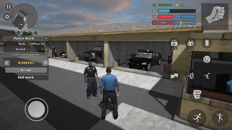 Симулятор полицейского 3D для Android — скриншот 3