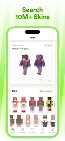 Skinseed for Minecraft Skins для iOS — скриншот 1