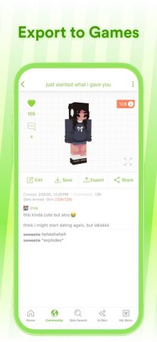 Skinseed for Minecraft Skins для iOS — скриншот 4