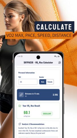 SkyPacer — Калькулятор Темпа для Android — скриншот 5