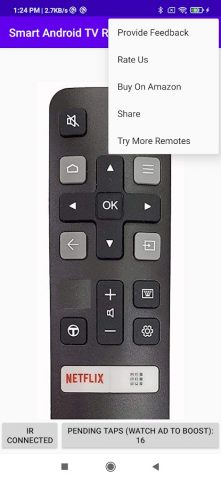 Smart Android TV Remote для Android — скриншот 2