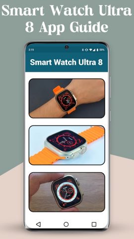 Smart Watch Ultra 8 App Guide для Android — скриншот 4