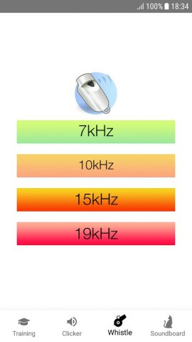 Собака свисток для Android — скриншот 1