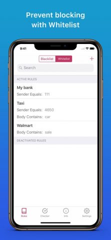SpamHound SMS Spam Filter для iOS — скриншот 3
