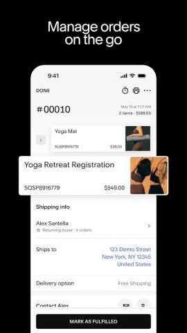 Squarespace: Run your business для Android — скриншот 1