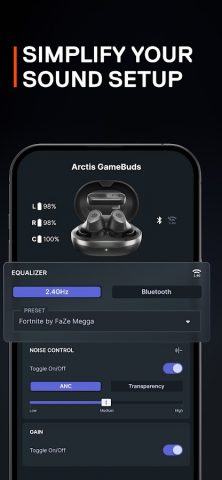 SteelSeries Arctis Companion для Android — скриншот 3