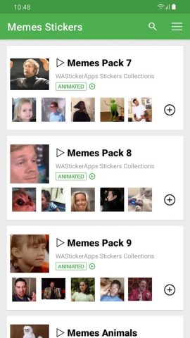 Стикеры мемы WAStickerApps для Android — скриншот 5