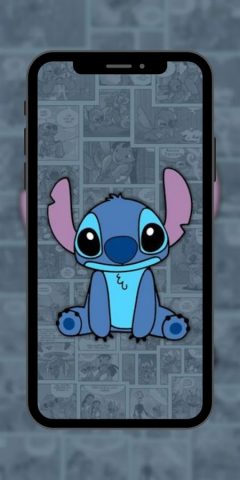 Stitch Cute Wallpaper Lilo для Android — скриншот 1