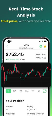 Stock Market Simulator для Android — скриншот 2