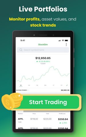 Stock Market Simulator для Android — скриншот 5
