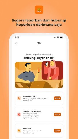 Super App Polri для Android — скриншот 4