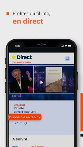 TV5MONDE для Android — скриншот 3