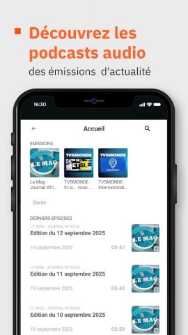 TV5MONDE для Android — скриншот 4