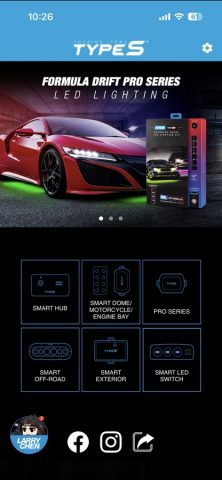 TYPE S LED для iOS — скриншот 1