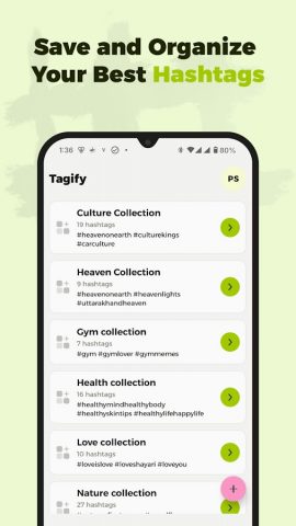 Tagify: хэштаг для Instagram для Android — скриншот 3