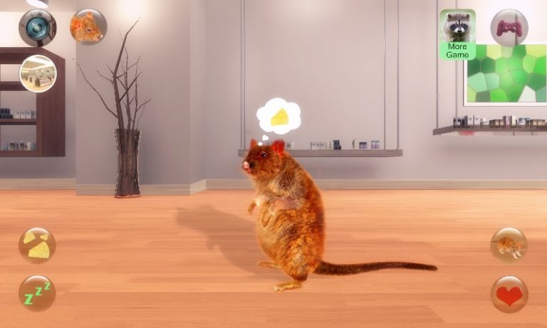 Talking Rat: Tiny Prankster для Android — скриншот 2