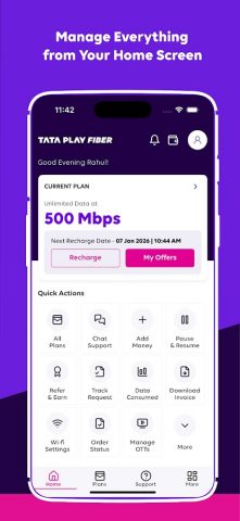 Tata Play Fiber для Android — скриншот 1