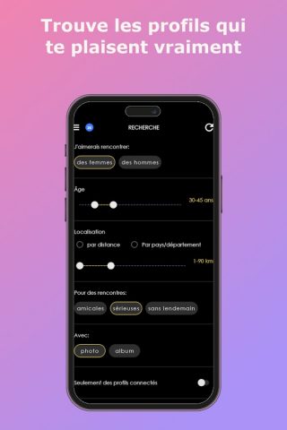 Tchatche : site de rencontre для Android — скриншот 4