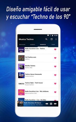 Техно музыка для Android — скриншот 5