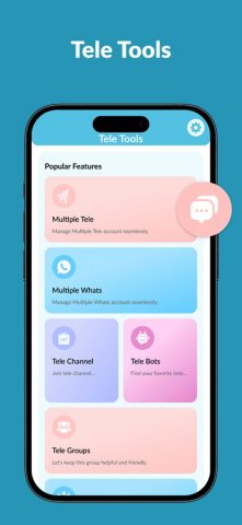 Tele x Dual Messenger для iOS — скриншот 1