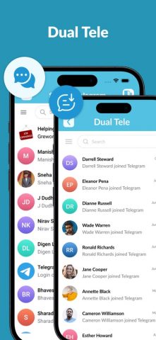 Tele x Dual Messenger для iOS — скриншот 2