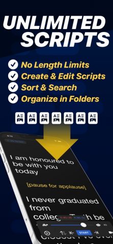 Teleprompter для iOS — скриншот 4
