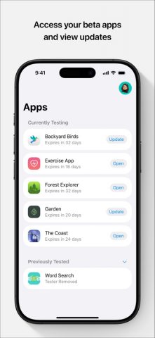 TestFlight для iOS — скриншот 1