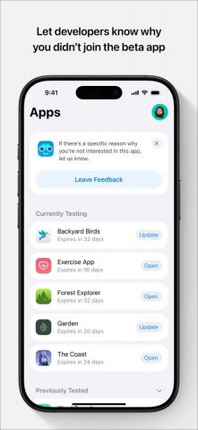 TestFlight для iOS — скриншот 5