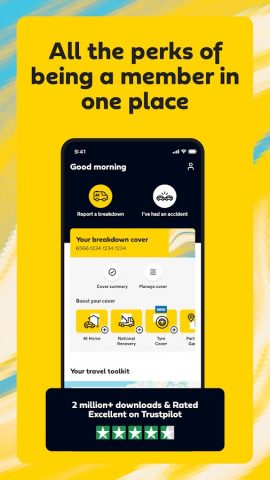 The AA для Android — скриншот 1